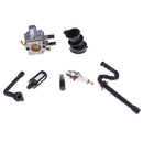 7 pieces Total Parts Carburetor & Intake Manifold Oil Fuel Line Fuel Filter