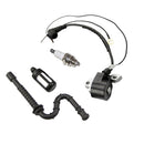 4pcs/ Set Ignition Coil with Wire Fuel Line Fuel Filter Spark Plug For STIHL