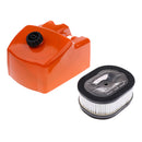 2 Chainsaw Parts - Air Filter + Filter Cover - kit for STIHL pole saw MS660 066 MS650 2pcs/ Set
