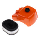 2 Chainsaw Parts - Air Filter + Filter Cover - kit for STIHL pole saw MS660 066 MS650 2pcs/ Set