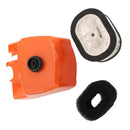 2 Chainsaw Parts - Air Filter + Filter Cover - kit for STIHL pole saw MS660 066 MS650 2pcs/ Set