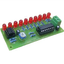 DIY Kit NE555+CD4017 10 CH LED Light Water Electronic Suite Circuit Board