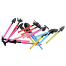 3pc Shovel Rake Spade Wood Handle Metal Head Kids Toy Mini Garden Hand Tools