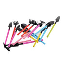 3pc Shovel Rake Spade Wood Handle Metal Head Kids Toy Mini Garden Hand Tools