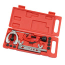 Copper Brake Fuel Pipe Repair Double Flaring Dies Tool Clamp Kit Tube Cutter
