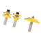 1/2-Inch Shank Large Reversible Crown Molding 3 Bit Router Bit Set Tungsten Carbide Tip Wood Case Tool Milling Cutter