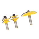 Architectural Molding Router Bit 1/2-Inch Shank Mitered Door 2 Flute Edge Molding Router Bit Set with Carbide Tipped