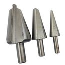 3 Pieces of Umbrella Drill Bit Cone Chamfer Bits Taper Chamfer Cutter Reamer High Speed Steel