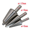 3 Pieces of Umbrella Drill Bit Cone Chamfer Bits Taper Chamfer Cutter Reamer High Speed Steel