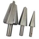 3 Pieces of Umbrella Drill Bit Cone Chamfer Bits Taper Chamfer Cutter Reamer High Speed Steel