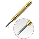 3Pcs Step Drill Bit Set +1 Starter Center Hole Roll Spring Loaded Marking Starting Hole Drill Tool