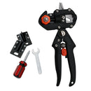 Garden Grafting Pruning Pruner Tool Kit Set Plant Branch Twig Vine Fruit Tree Graft Cutting Scissors Shear Omega-Cut U-Cut V-Cut