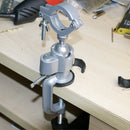 360 Degree Swivel Adjustable Bench Clamp Rubber Grip Jaw Pivoting Clamp Vice