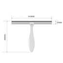 10'' Window Cleaning Squeegee Blade Stainless Steel Wiper Cleaner Shower