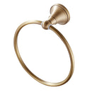 Antique Brass Round Bathroom Towel Ring Towel Rack Holder Robe Hanger