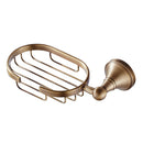 1pcs Antique Brass Oval Wire Soap Dish Holder Tray Bathroom Accessories