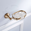 1pcs Antique Brass Oval Wire Soap Dish Holder Tray Bathroom Accessories