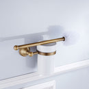Anqitue Full Copper Toilet Brush/Toilet Brush Shelf /Ceramic Toilet Cup Set