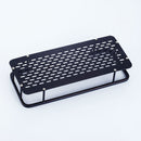 Corner Brass Black Shelf Storage Shower Bath Bathroom Shampoo Organiser