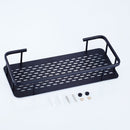 1 Tier Corner Shower Basket Bathroom Rectangle Shelf Rack Organiser Storage