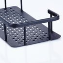 1 Tier Corner Shower Basket Bathroom Rectangle Shelf Rack Organiser Storage