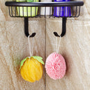 2 Tiers Corner Shelf Storage Shower Bath Bathroom Caddy Organiser with Hook