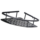 Triangle Shower Shelf Bathroom Storage Basket Rack Rust Resistant Black