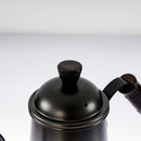 Narrow Spout Pot Coffee Pot Stainless Steel Kettle Latte Jug 650ml Black