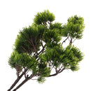 2 Piece Artificial Real Touch Pine Leaves Plant Foliage Garden Decor Green