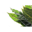 2 Piece Artificial Real Touch Taro Leaves Plant Foliage Garden Decor Green