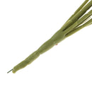 2 Piece Artificial Real Touch Taro Leaves Plant Foliage Garden Decor Green