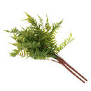 2 Piece Artificial Real Touch Fern Leaves Plant Foliage Garden Decor Green