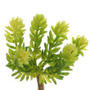 Artificial Succulent Real Touch 6-Head Lotus Foliage Plant Decor Green