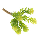 Artificial Succulent Real Touch 6-Head Lotus Foliage Plant Decor Green