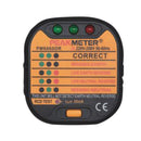 Automatic Electric Socket Tester Neutral Live Earth Wire Test EU Plug