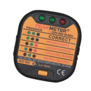 Automatic Electric Socket Tester Neutral Live Earth Wire Test EU Plug