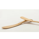 Wood Scraper Wooden Pizza Cutter Cutlery Mixing Batter Scraping Beige 14cm