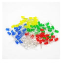 45 Piece 3mm Emitting Diode DIY Project Light LED Bulbs Assortment Kit