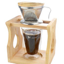 Reusable Portable Durable Stainless Steel Pour Over Cone Dripper Coffee Filter Strainer Holder Silver