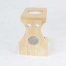 Wood Coffee &Tea Maker Dripper Stand Drip Station with Stainless Steel Plate