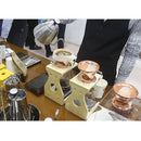Wood Coffee &Tea Maker Dripper Stand Drip Station with Stainless Steel Plate