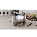 Coffee Dripper Drip Brewing Pot Coffee Filter Brew Coffee Pot Percolators Hot & Cold Coffee Maker Stainless Steel