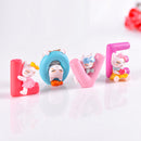 Miniature Cat Figurine Crafts Micro Landscape Garden Decor DIY Gift LOVE