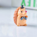 Mini Hedgehog Statue Plant Pots Bonsai Craft Micro Landscape DIY Decor 4pcs