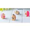 Mini Hedgehog Statue Plant Pots Bonsai Craft Micro Landscape DIY Decor 4pcs