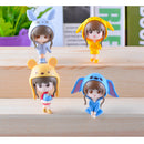 4pcs/set Miniature Q Girl Garden Micro Landscape Bonsai Dollhouse Decor