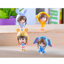 4pcs/set Miniature Q Girl Garden Micro Landscape Bonsai Dollhouse Decor