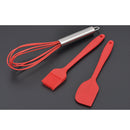 5 Pieces Silicone Kitchen Utensil Set Kitchen Cooking Whisk Brush Spatula