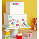 3 Piece Letters Numbers Texture Sheet Sugarcraft Decorating Mat Cake Mold