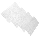 4 Piece Plastic Texture Sheet Vines Set Cake Mold Mat DIY Craft Cookies Clear
